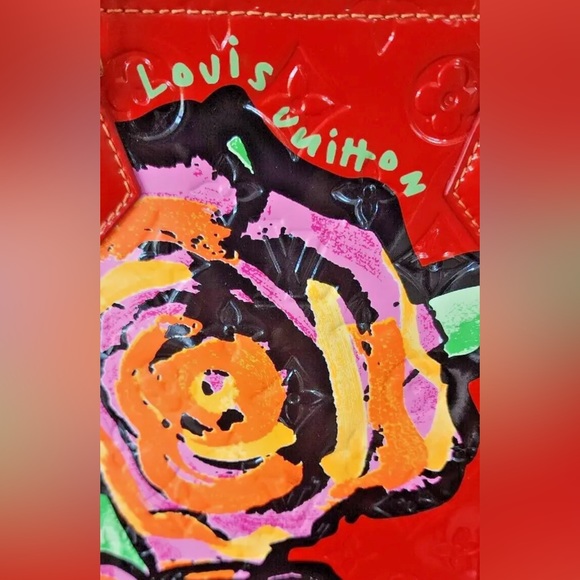 RARE & COLLECTIBLE: Louis Vuitton Limited Edition Stephen Sprouse Roses Alma GM - Picture 5 of 15